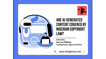 Ali vsebine, ustvarjene z umetno inteligenco, zajema nigerijska avtorska zakonodaja?