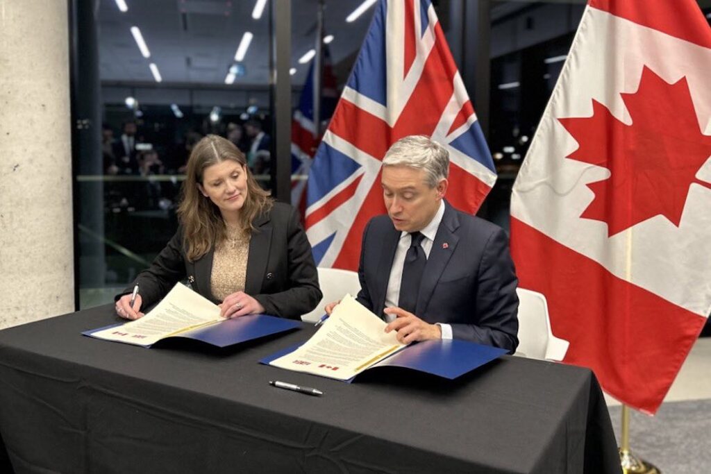 Canada and the UK sign a Memorandum of Understanding on Compute