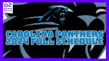 A Carolina Panthers 2024 teljes menetrendje