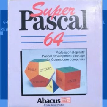 अबेकस सुपर पास्कल 64 के साथ कमोडोर 64 पर पास्कल का विकास