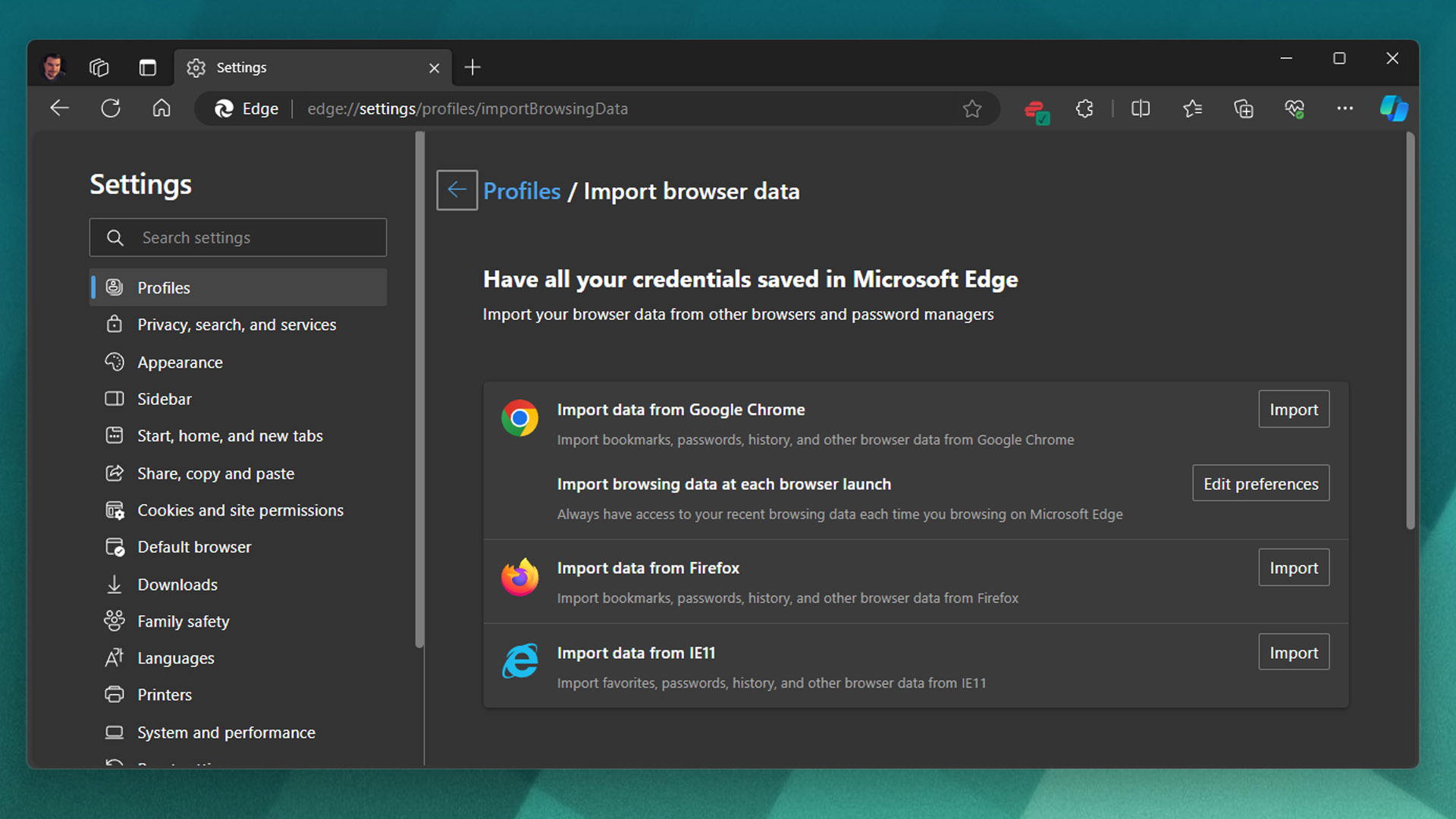 Edge is 'stealing' Chrome tabs for some users