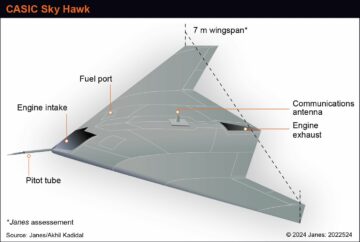 Enhanced Chinese Sky Hawk stealth UAV takes to flight