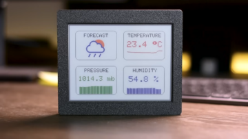 ESP32 Weather Station Looks Great With Color E-Paper Display