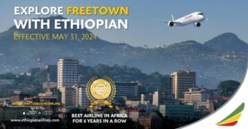 Ethiopian Airlines lanserar passagerartrafik till Freetown