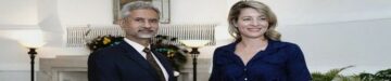 Джайшанкар и канадская коллега Мелани Джоли провели переговоры о двусторонних отношениях