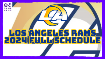 Los Angeles Rams 2024 volledig schema