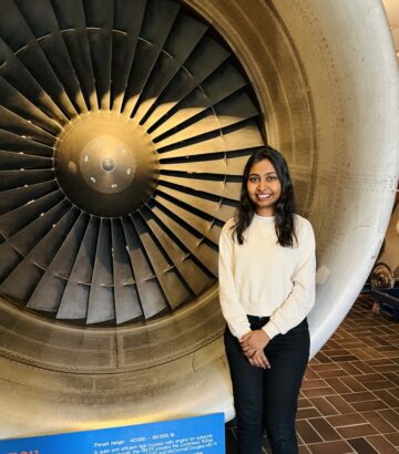 זוכת מלגת נשים בתעופה של NAC: Samhitha Varsha - בלוגים של אוניברסיטת קרנפילד