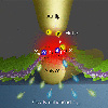 Nanoskala manipulation af exciton-trion interkonvertering i et MoSe2 monolag via spidsforstærket hulrumsspektroskopi