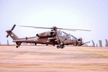 Det nigerianska flygvapnet använder T129 attackhelikoptrar