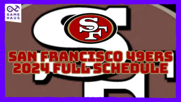 A San Francisco 49ers 2024 teljes menetrendje