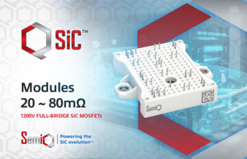 SemiQ erweitert das QSiC 1200-V-SiC-MOSFET-Modul um eine Vollbrückenkonfiguration