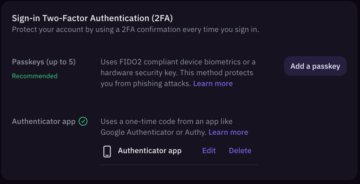 Renforcez la sécurité de votre compte avec des clés d'accès et plusieurs formes d'authentification à deux facteurs (2FA)