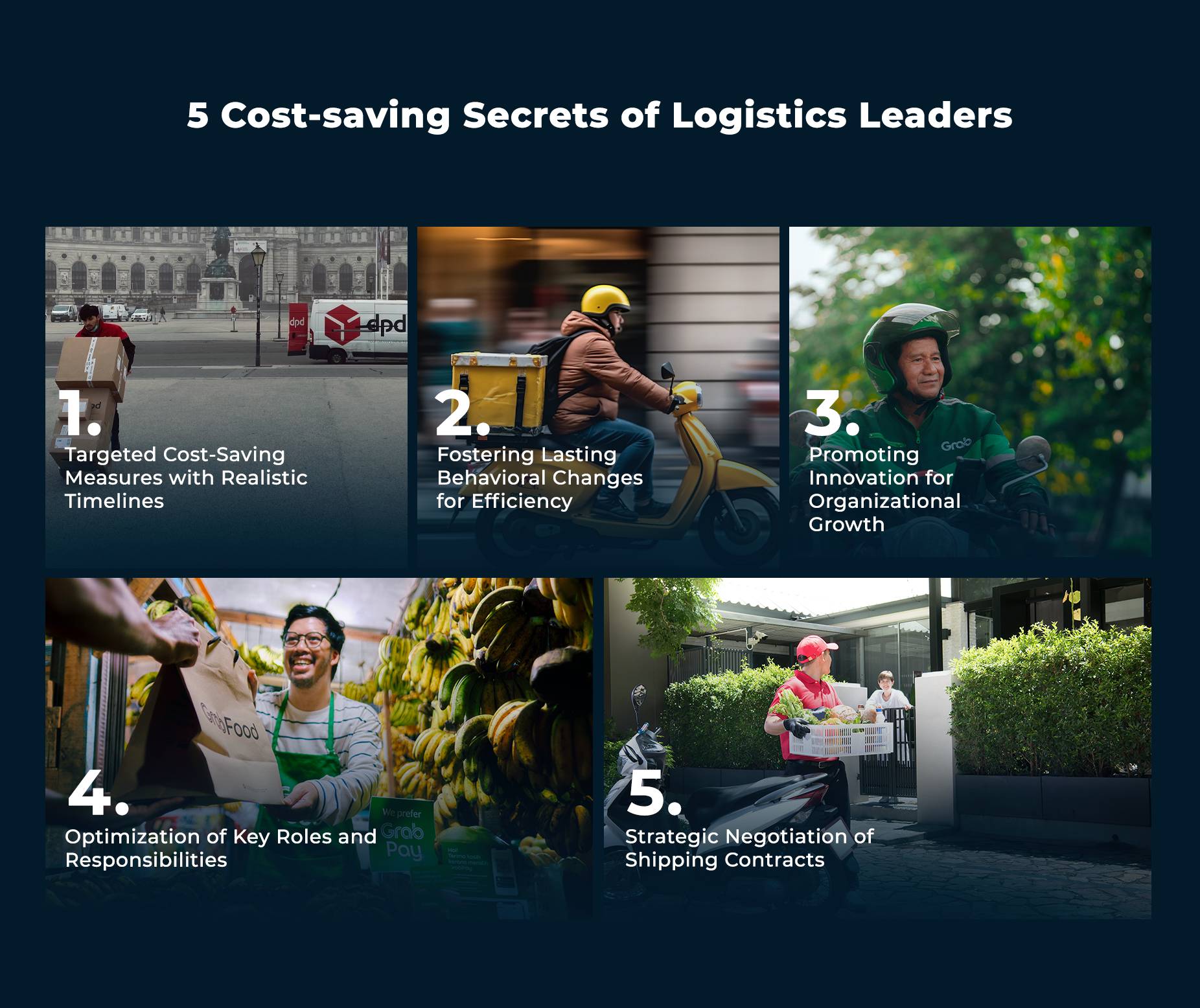 5 supply chain cost-saving secrets of Logistics Leaders