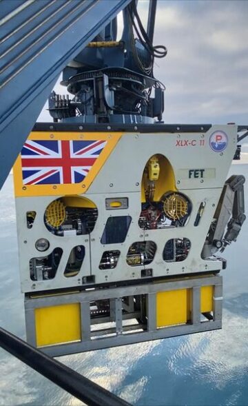 UK SALMO використовує новий ROV для відновлення уламків часів війни