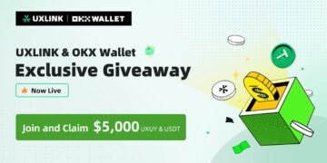 UXLINK sodeluje z denarnico OKX Web3 za 2.5 milijona uporabnikov s privlačnimi darili