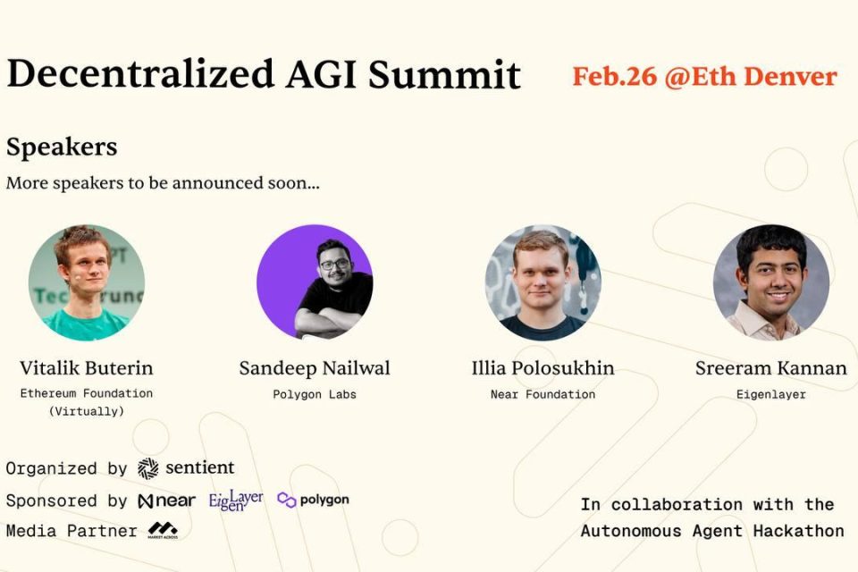 Vitalik Buterin and Sandeep Nailwal headline decentralized agi summit @ Ethdenver tackling threats of centralized AI - TechStartups