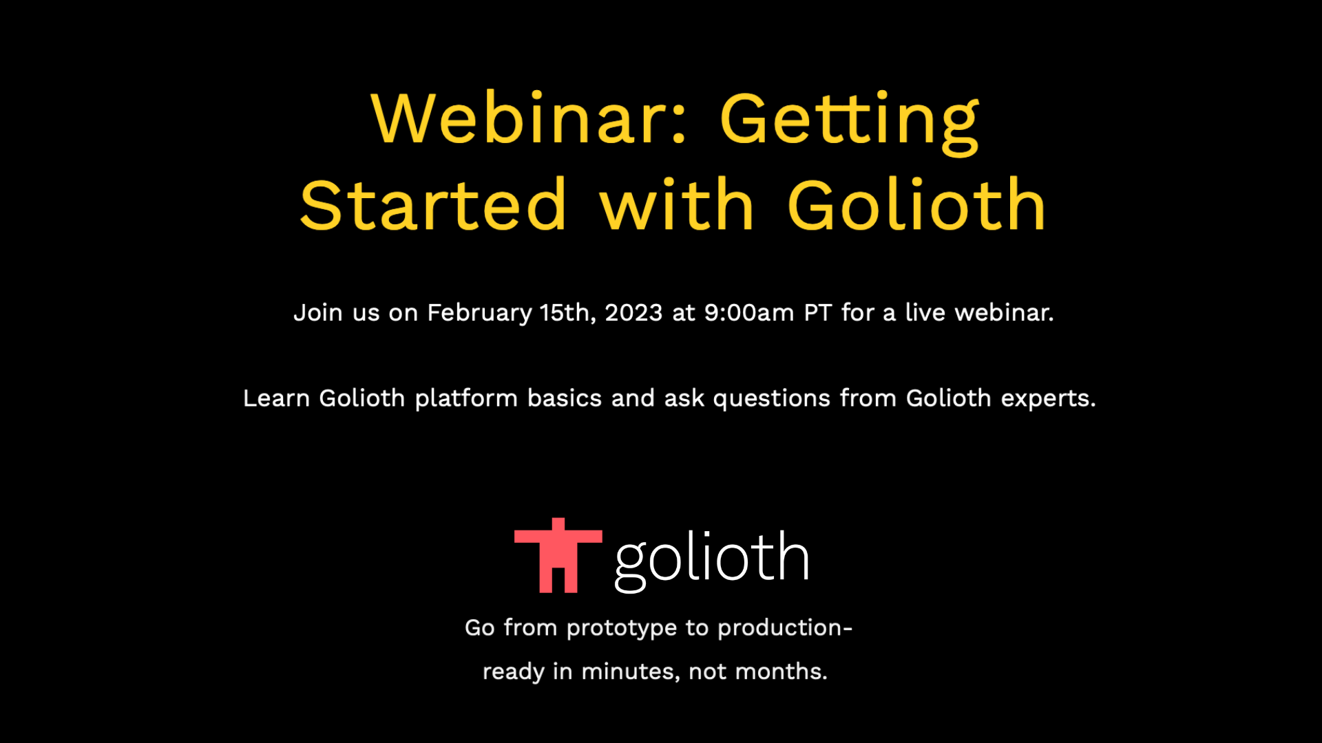 Webinar: Getting Started with Golioth