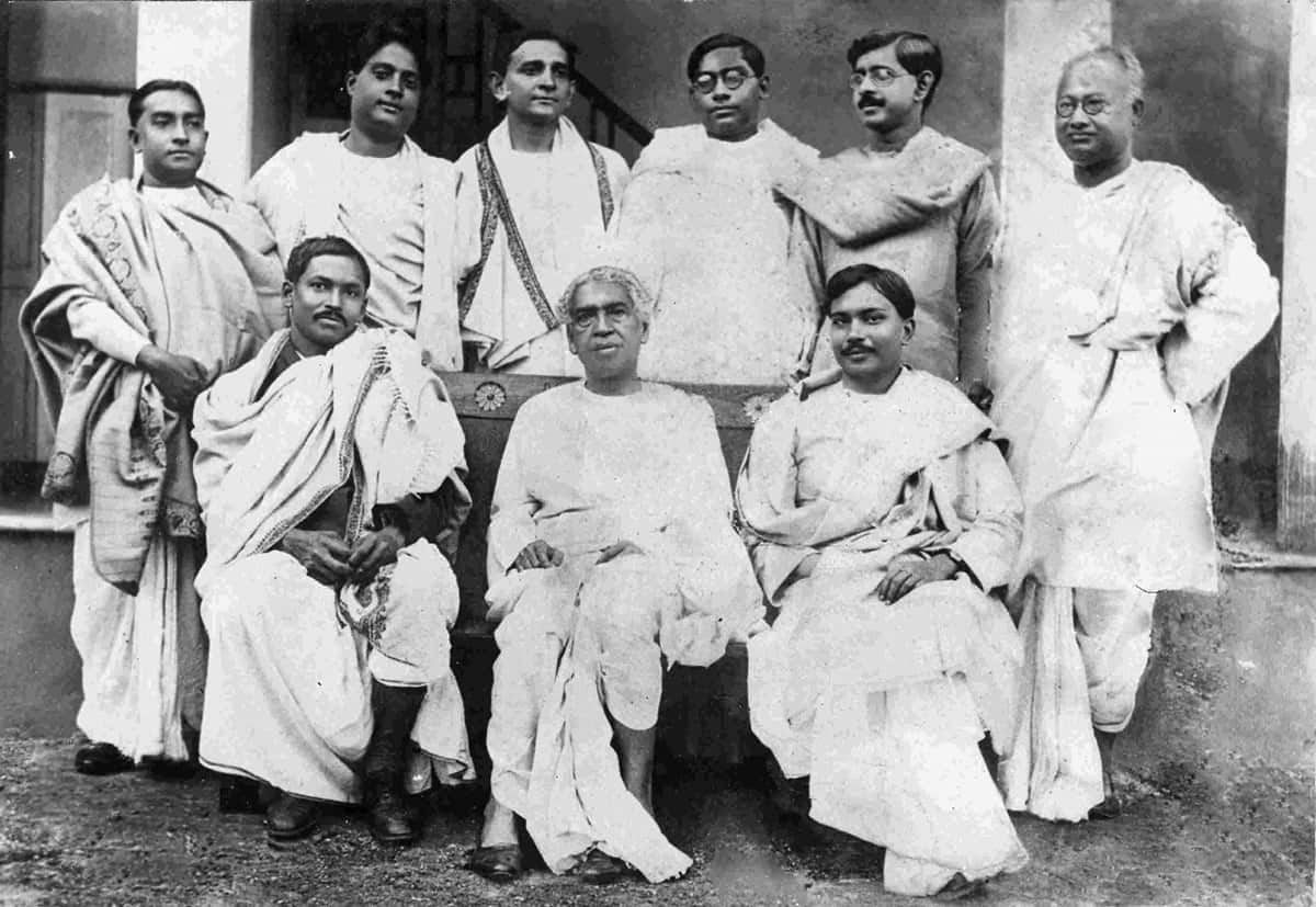 Satyendra Nath Bose und Kollegen von der Universität Kalkutta