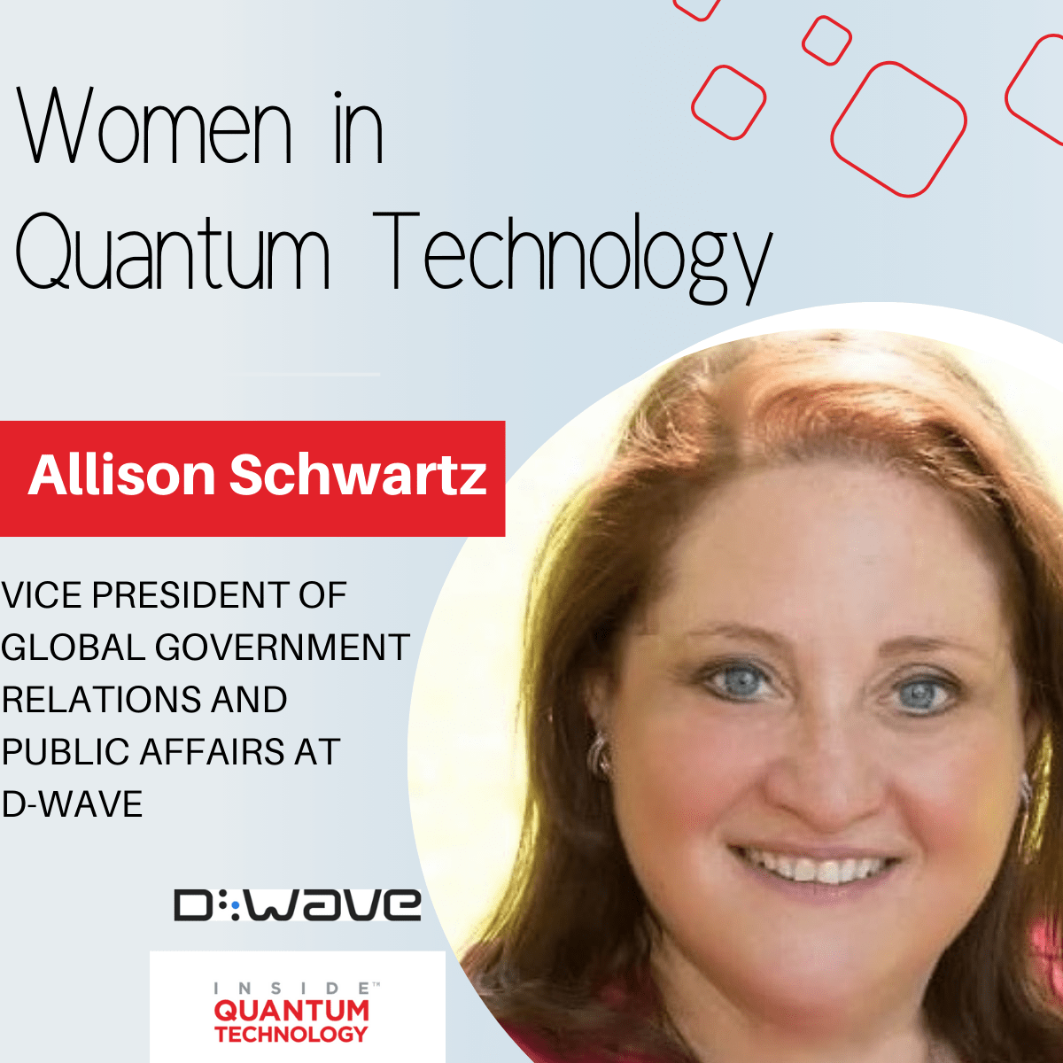Ženske kvantne tehnologije: Allison Schwartz iz D-Wave - Inside Quantum Technology