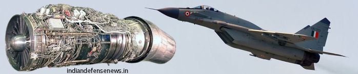 140. RD-33 turbofan produsert av HAL for MiG-29 jetfly overlevert til IAF