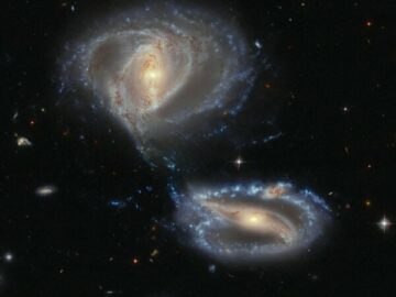 یک هسته فعال سه گانه کهکشانی #SpaceSurday