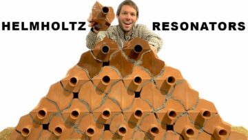 Absorbing Traffic Traffic Noise with Helmholtz Resonators in Ceramic Bricks