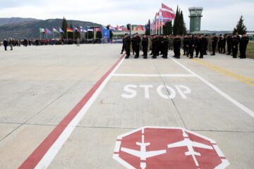 Albania opens remodeled Soviet-era air base as hub for NATO jets