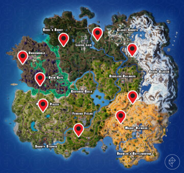 All Weapons Bunker locations in Fortnite Chapter 5 Season 2