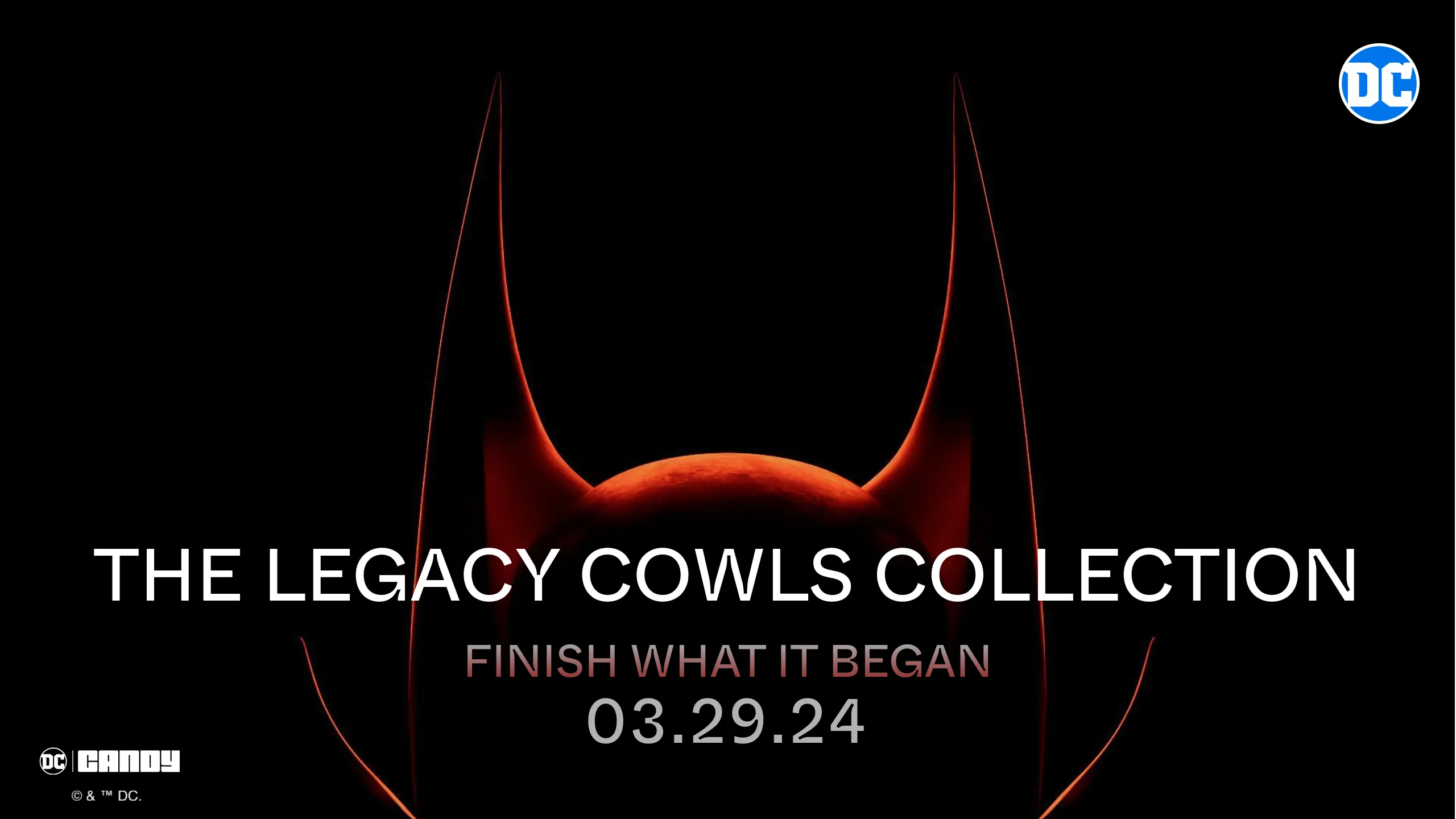 Artwork from the Batman Legacy Cowls Collection
