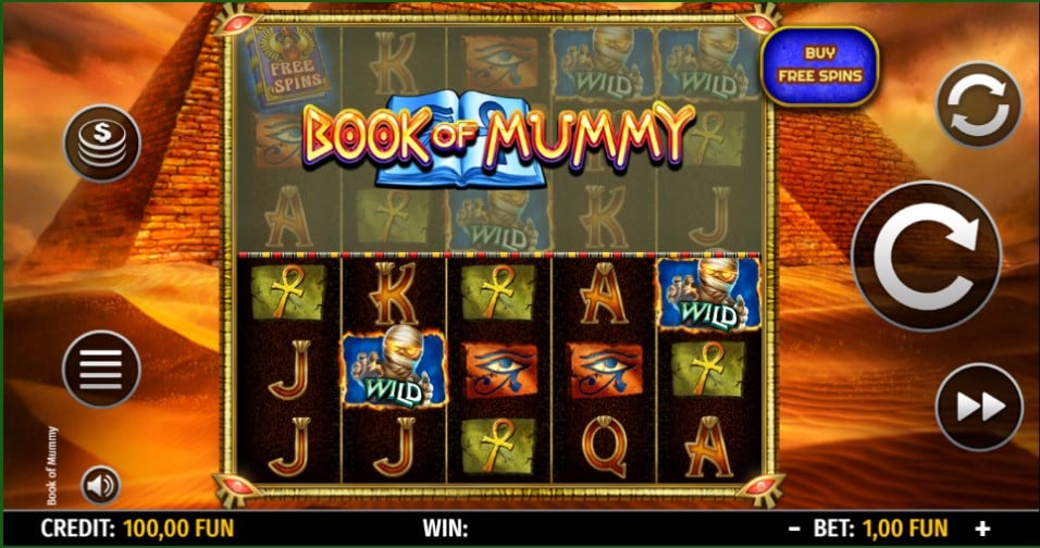 Book of Mummy speelautomaten Octavian Gaming
