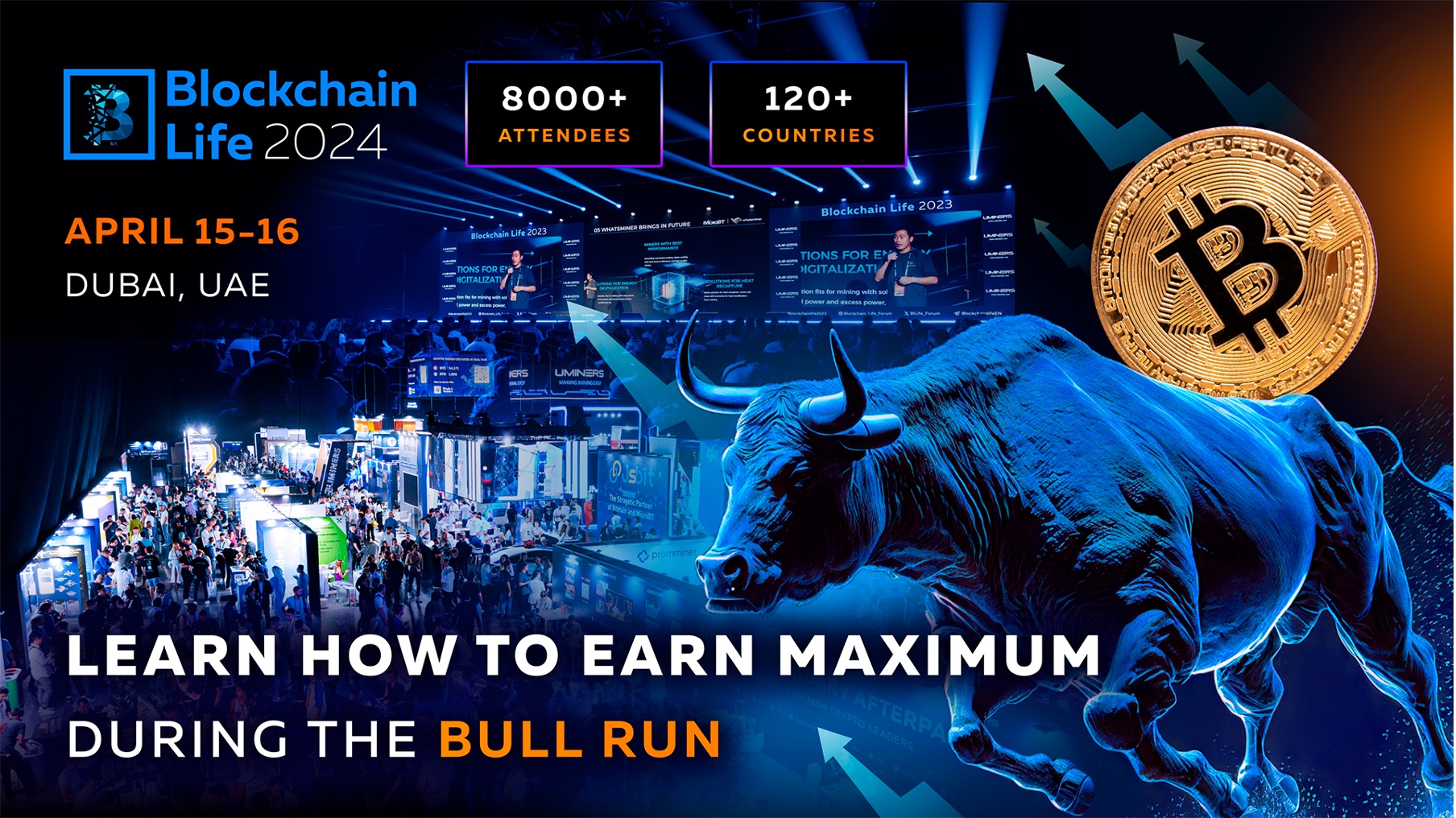 Blockchain Life Forum 2024 in Dubai: find out how to make the most of the current Bull Run | Live Bitcoin News