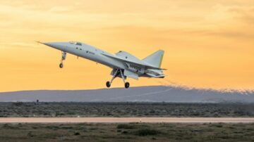 El demostrador XB-1 de Boom Supersonic vuela por primera vez
