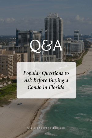 Populære spørgsmål at stille, før du køber en ejerlejlighed i Florida
