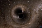 Két fekete lyuk ütközésének szimulált képe