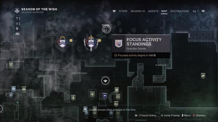 Destiny 2 Focus Activity Time