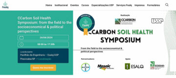 🇧🇷 Symposium sur la santé des sols par le CCarbon, Centre d'études sur le carbone dans l'agriculture tropicale de l'USP.