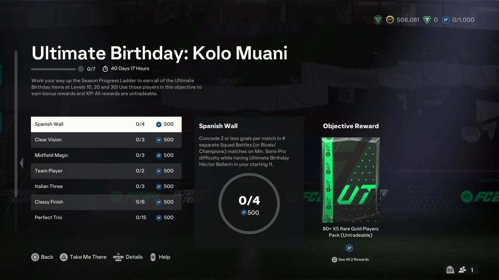 FC 24: Ultimate Birthday: Kolo Muani Objective