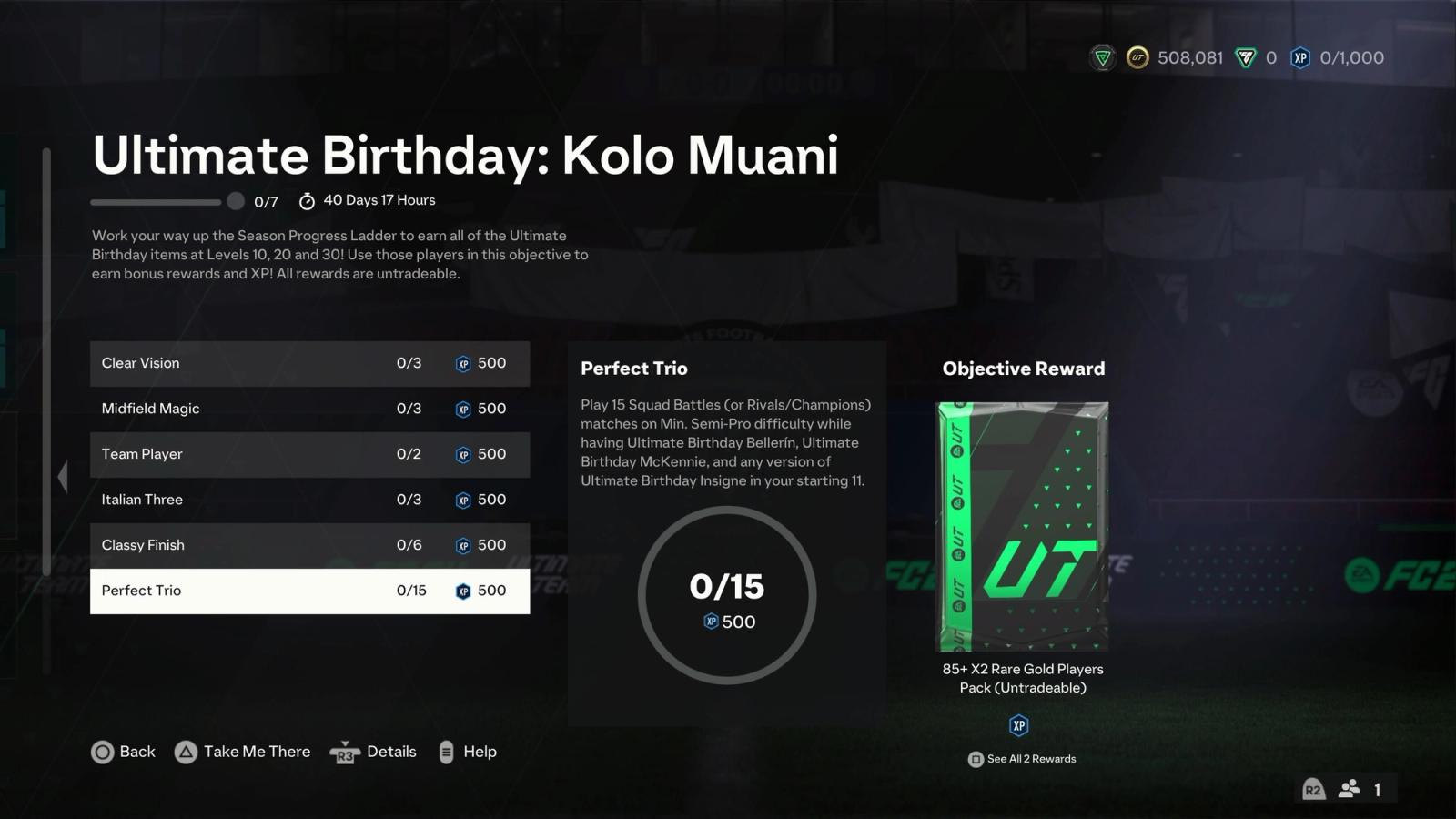 FC 24: Ultimate Birthday: Kolo Muani Objective