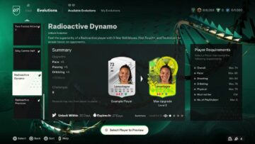 FC 24 Radioactive Dynamo Evolutions Guide