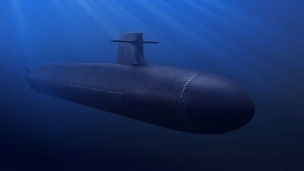 Première coupe d'acier pour le sous-marin de dissuasion français SNLE 3G