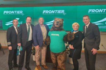Frontier Airlines opens a crew base at Cleveland Hopkins International Airport