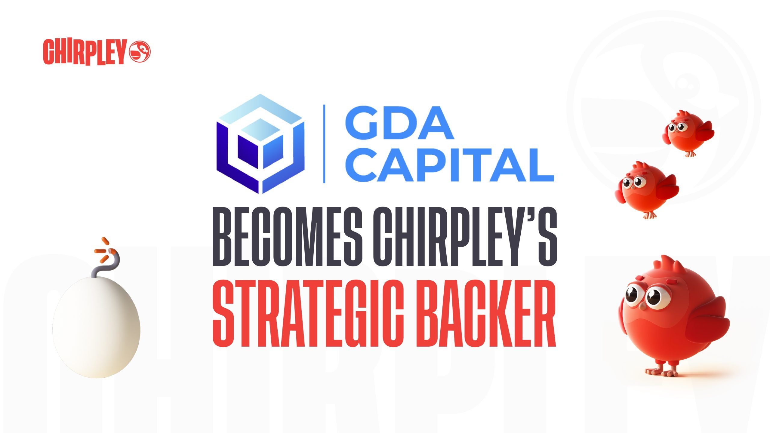 GDA Capital (GDA) se aventurează în viitorul marketingului cu influențe, susține Chirpley ca partener cheie cu capital de risc cu suport pentru distribuție internațională – Comunicat de presă Știri Bitcoin