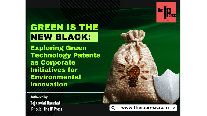 Green is the New Black: Exploring Green Technology Patents as Corporate Initiatives for Environmental Innovation