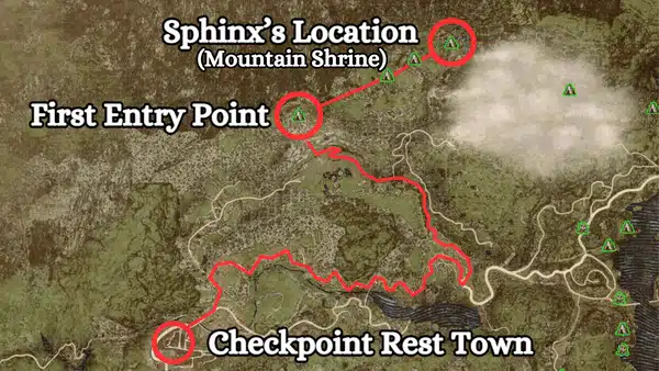 sphinx mountain shrine