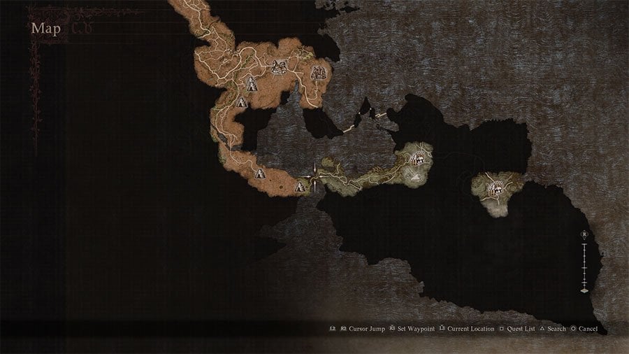 Карта, на якій показано, де знайти покликання лучника-чарівника