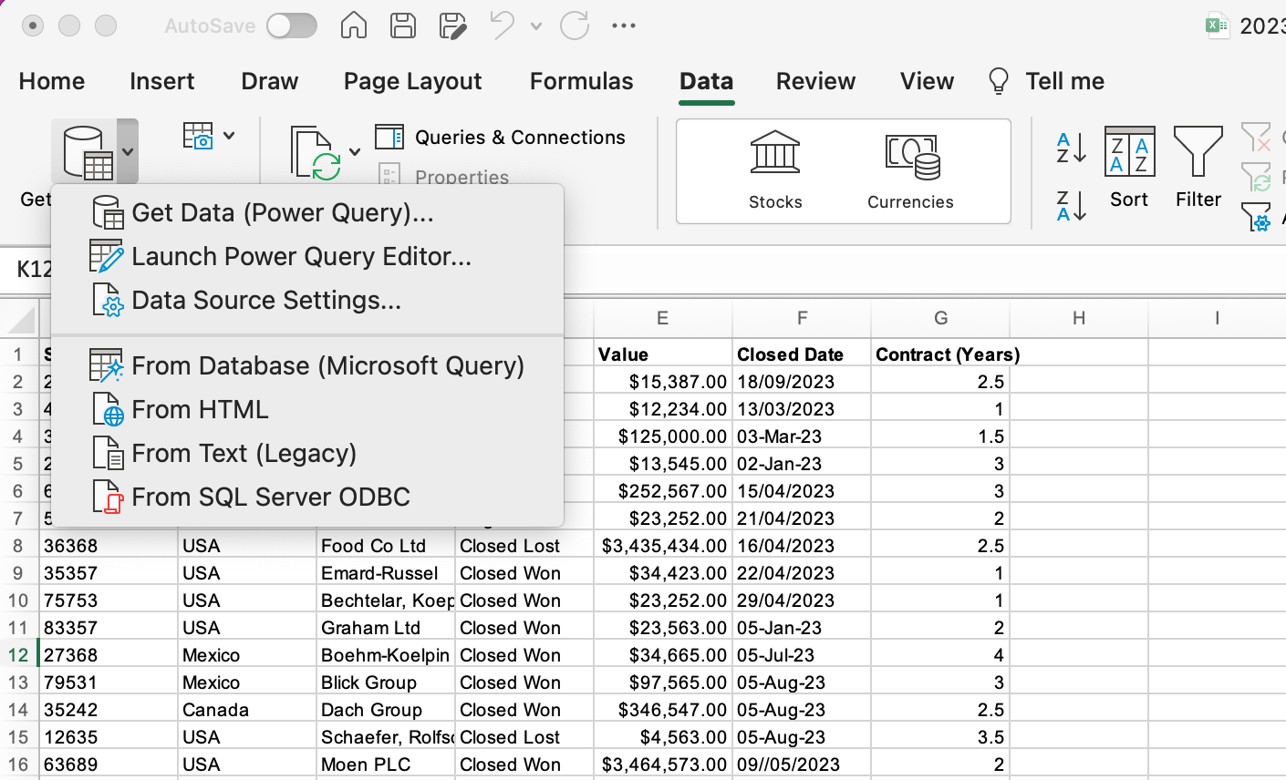 wie man Power-Abfragen in Excel verwendet