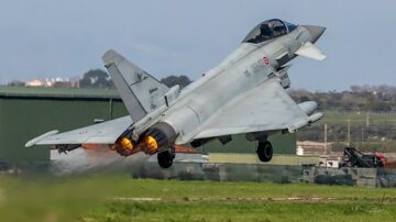 Підрозділи італійських винищувачів Eurofighter збираються для навчань «Прапор Тайфун 2024»