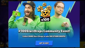 Il pleut des Starr Drops gratuits lors de l'événement communautaire Brawl Stars #100StarrDrops !