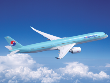 Korean Air assinará contrato com Airbus para 33 aeronaves A350