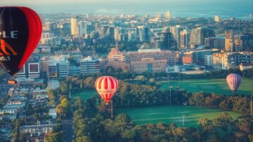 Mand dør efter fald fra Melbourne varmluftsballon